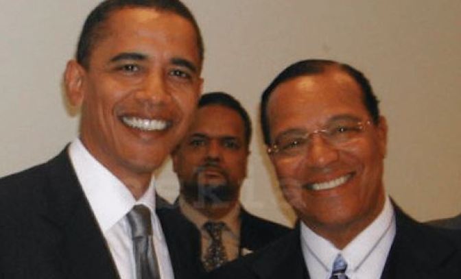 Obama and Farrakhan